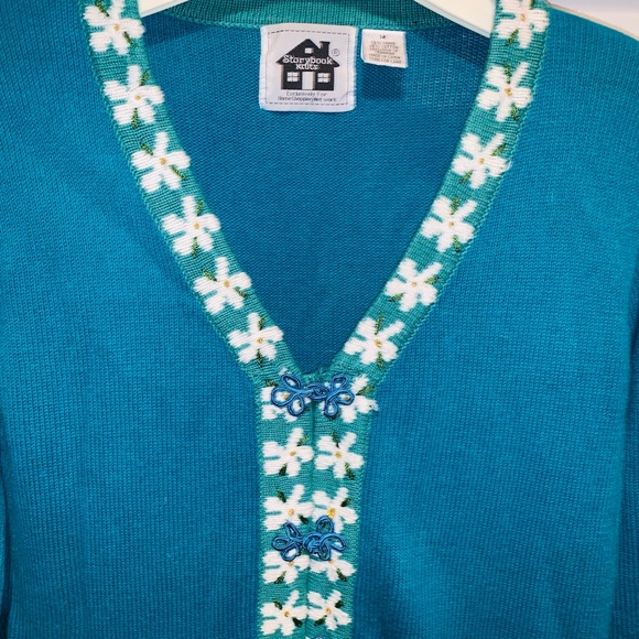 VINTAGE STORYBOOK KNITS "MAGICAL CRANES"-MED! - Picture 4 of 8